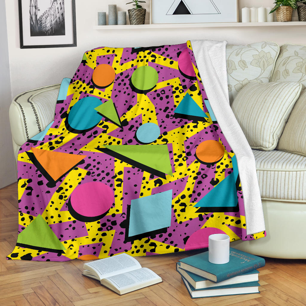 80s Pattern Print Design 1 Premium Blanket