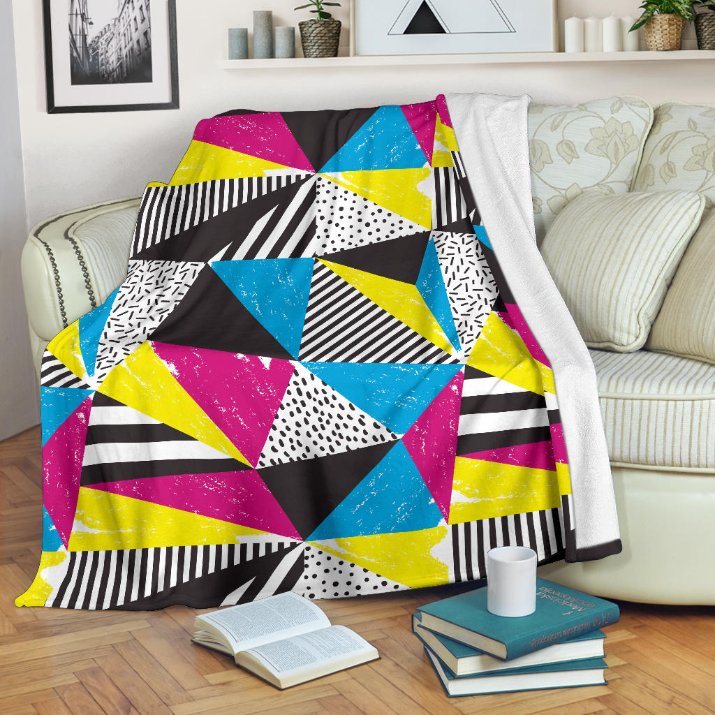 80s Pattern Print Design 2 Premium Blanket