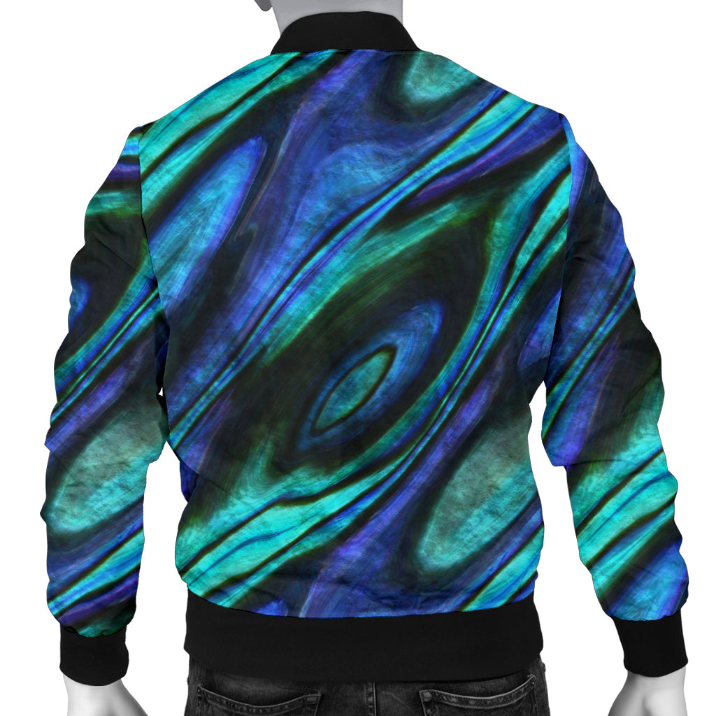 Abalone Pattern Print Design 03 Men Bomber Jacket