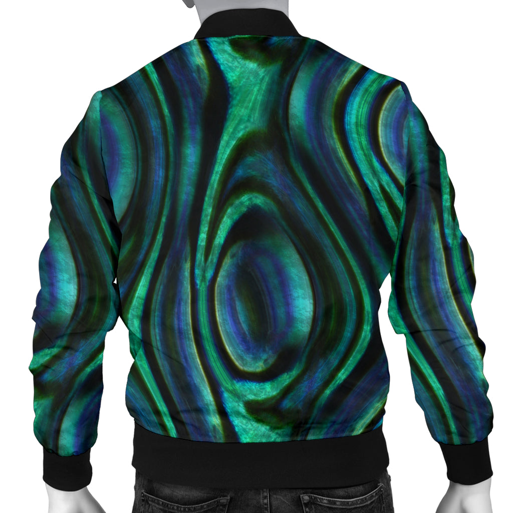 Abalone Pattern Print Design 01 Men Bomber Jacket