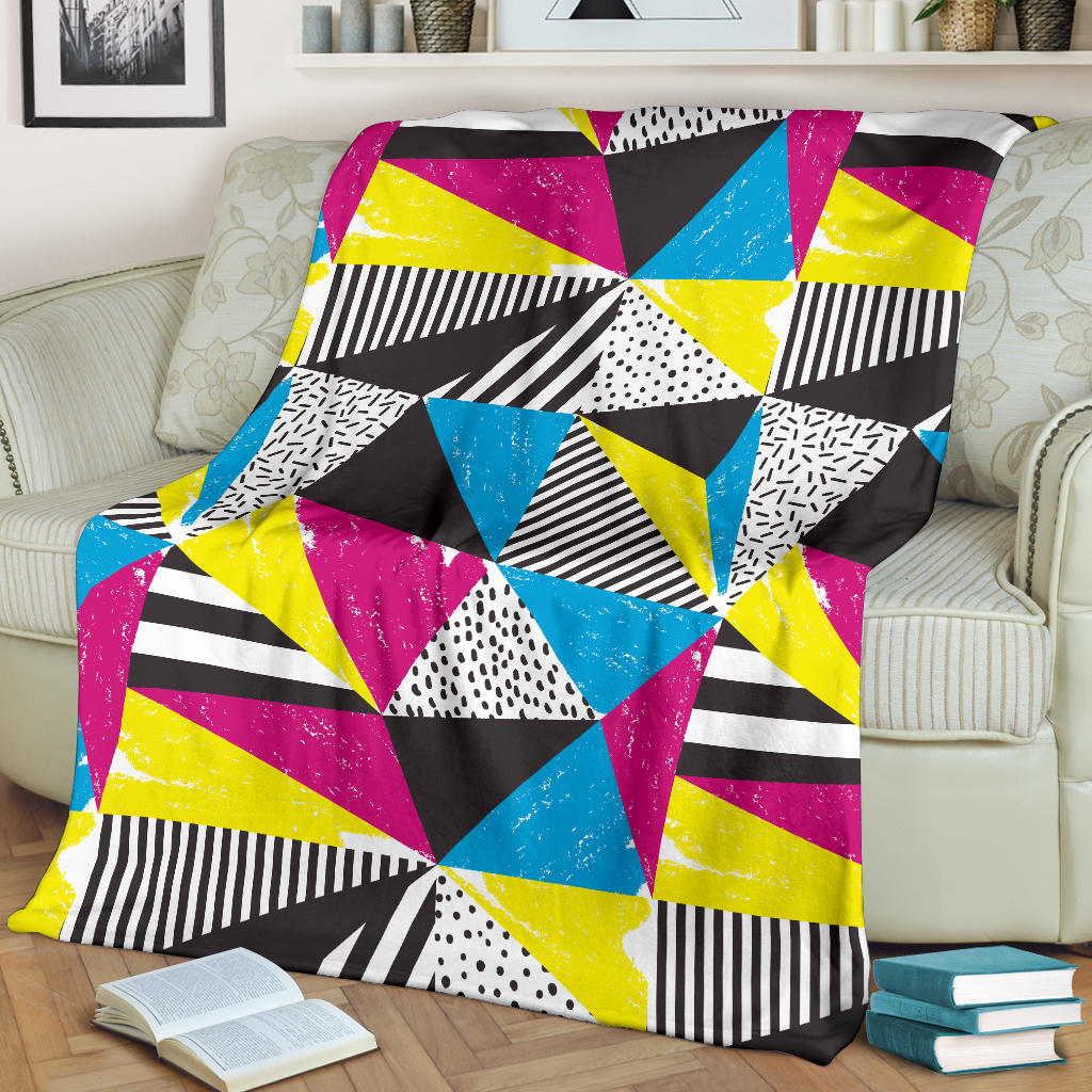 80s Pattern Print Design 2 Premium Blanket