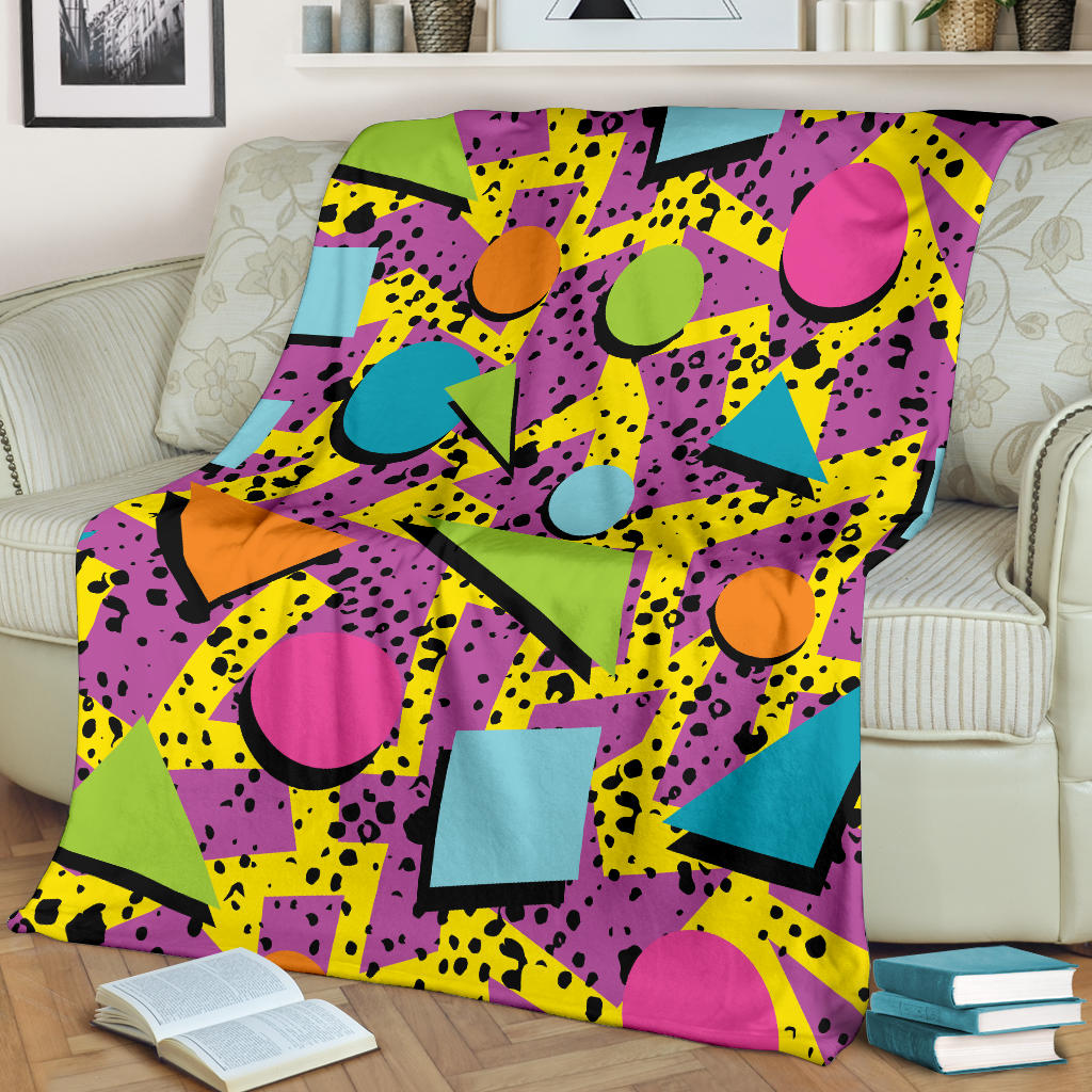 80s Pattern Print Design 1 Premium Blanket