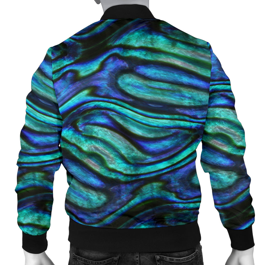 Abalone Pattern Print Design 02 Men Bomber Jacket
