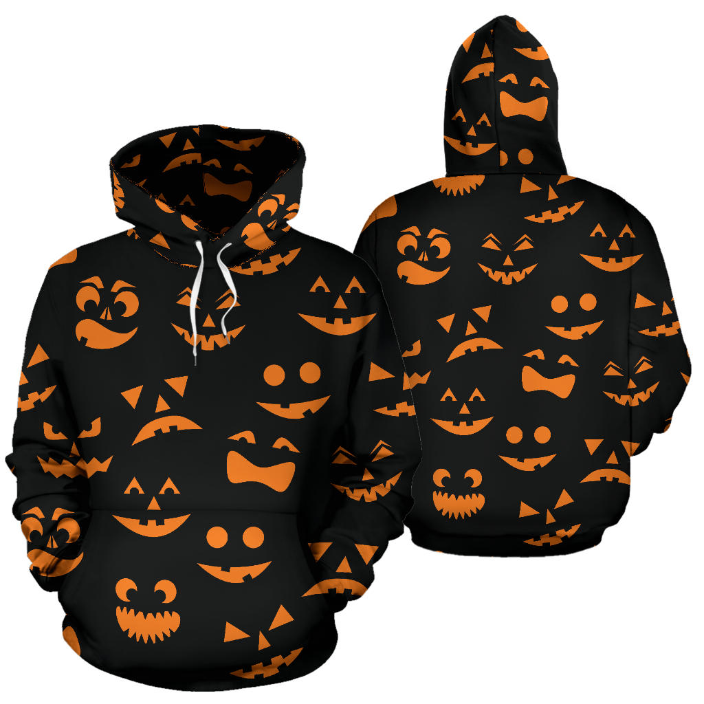 Halloween Pattern Print Design 02 Pullover Hoodie