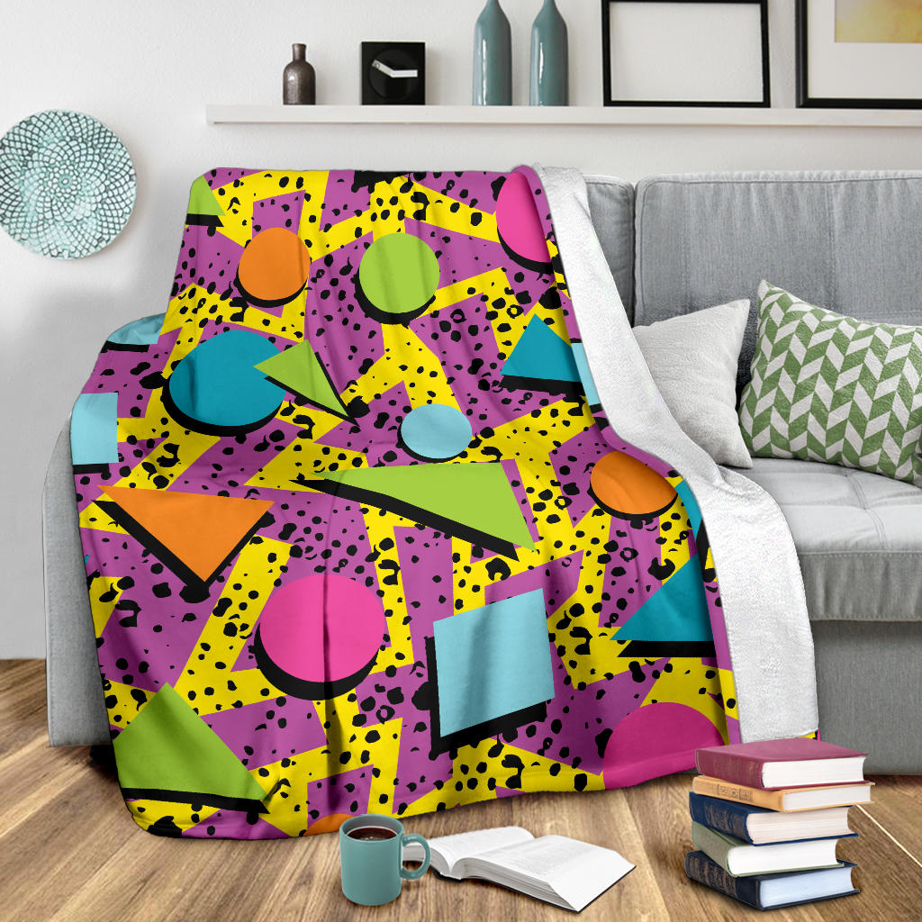 80s Pattern Print Design 1 Premium Blanket