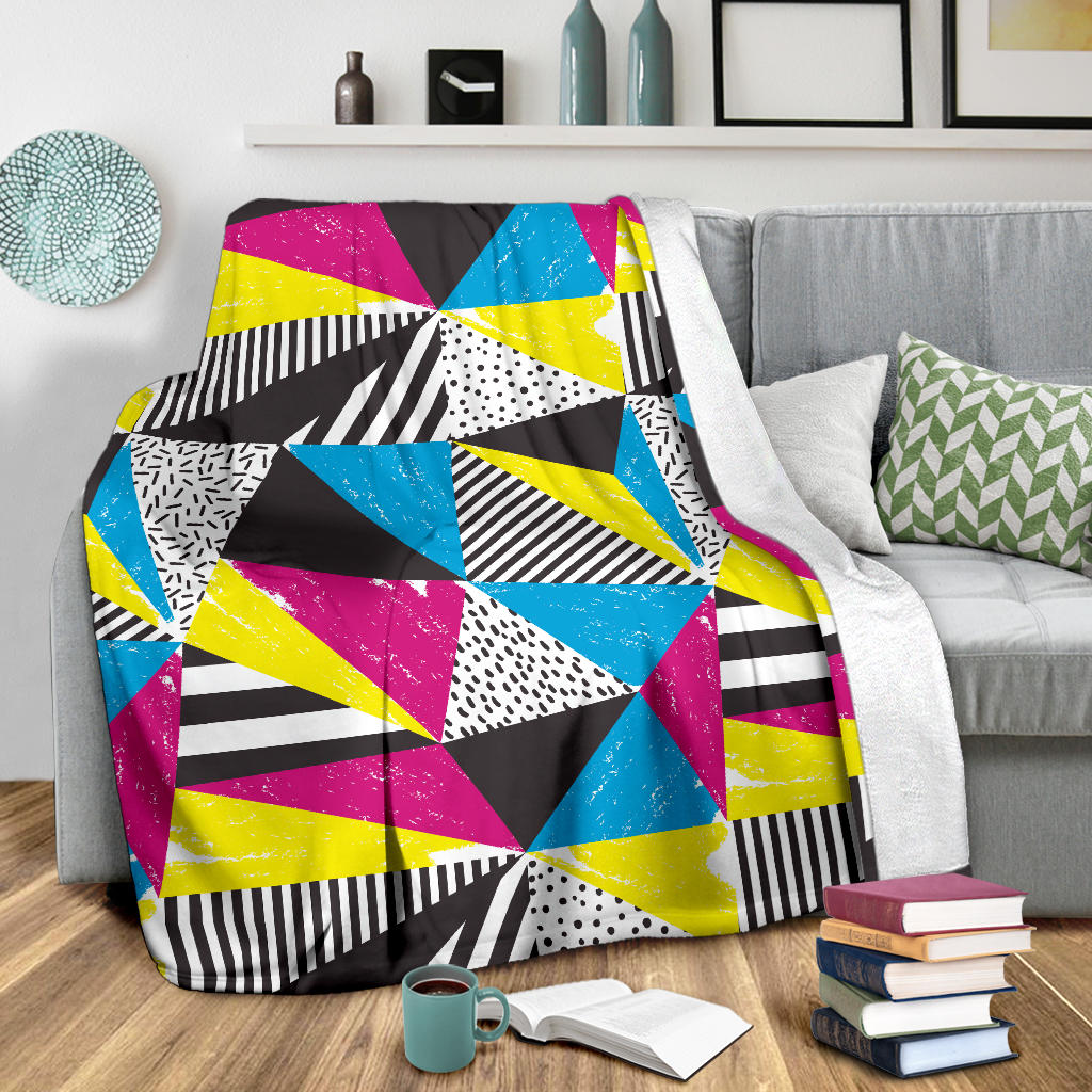 80s Pattern Print Design 2 Premium Blanket