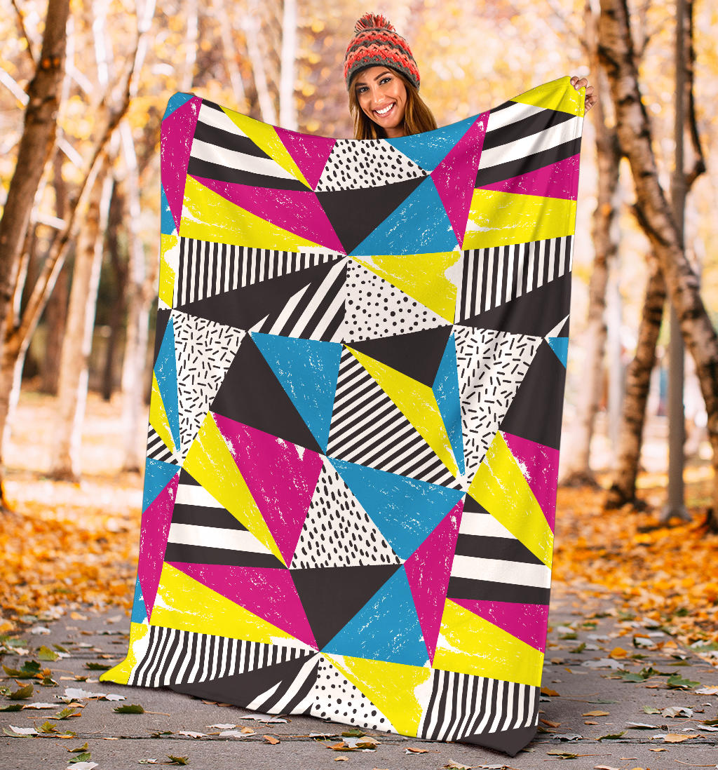 80s Pattern Print Design 2 Premium Blanket