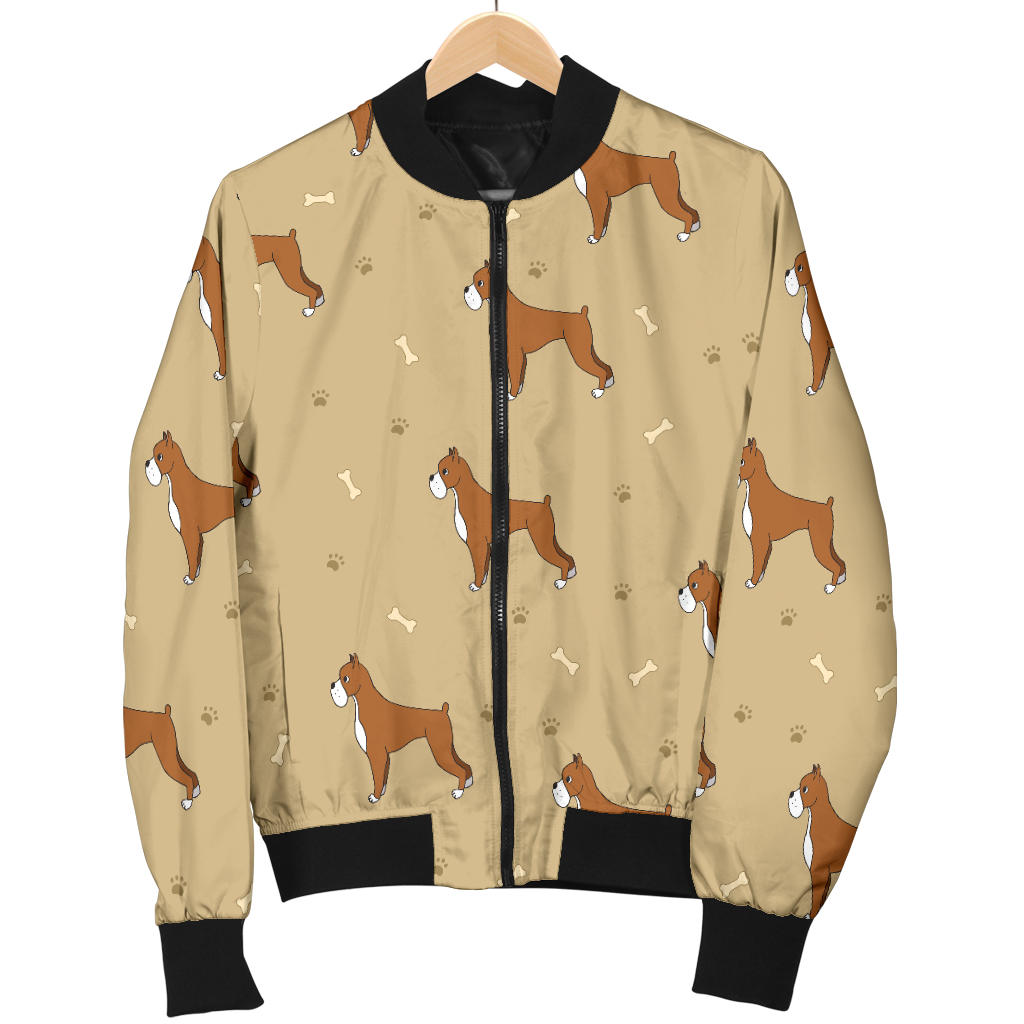 Boxers Pattern Print Design 02 Men Bomber Jacket