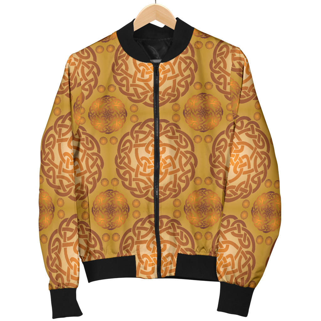 Celtic Pattern Print Design 01 Men Bomber Jacket