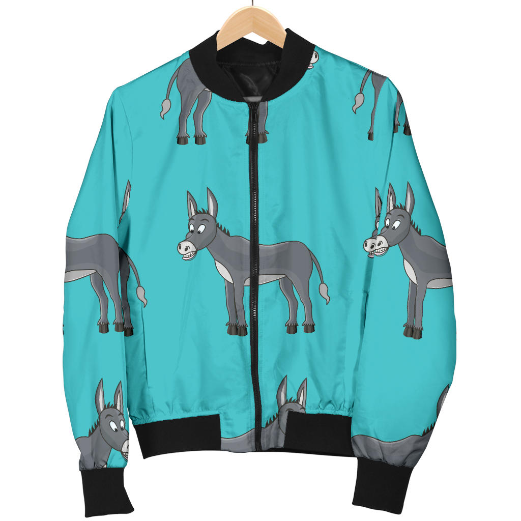 Donkey Pattern Print Design 01 Men Bomber Jacket