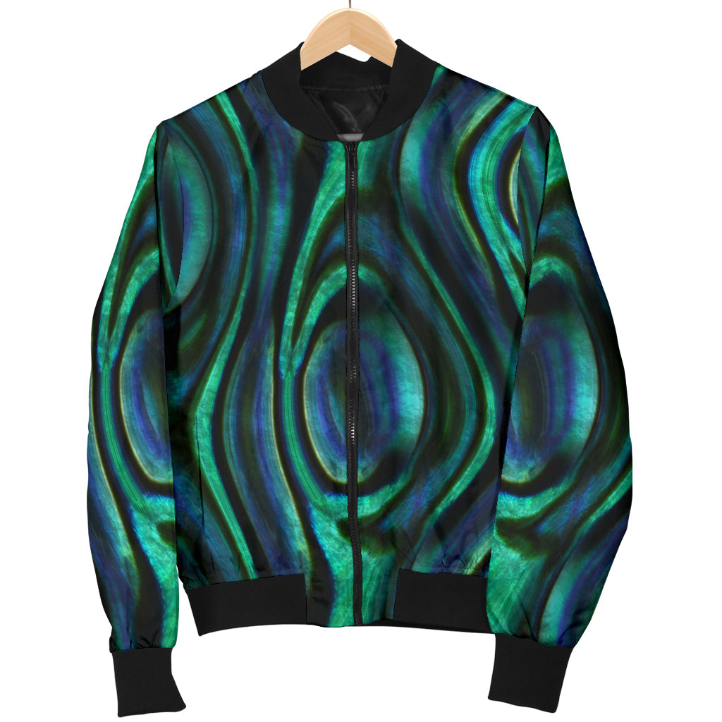 Abalone Pattern Print Design 01 Men Bomber Jacket