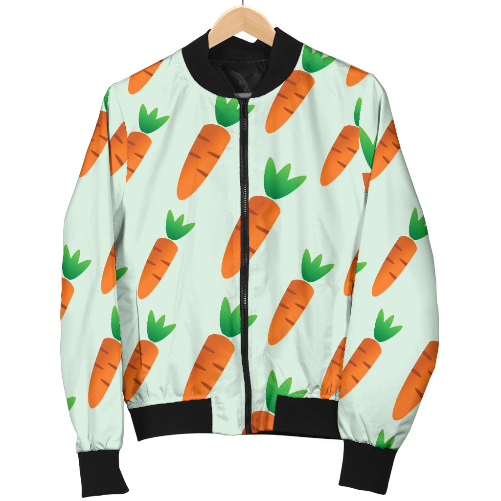 Carrot Pattern Print Design 05 Men Bomber Jacket