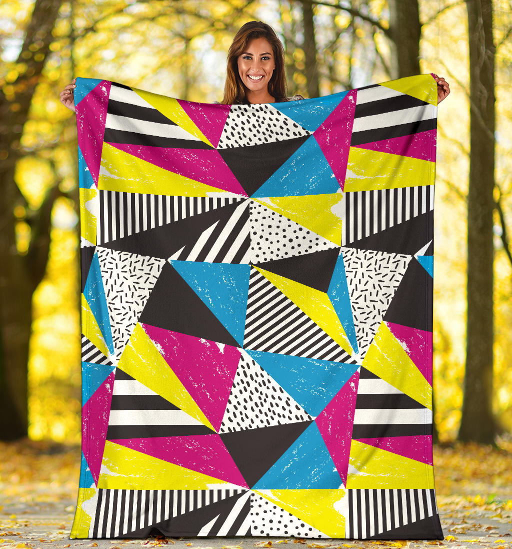 80s Pattern Print Design 2 Premium Blanket