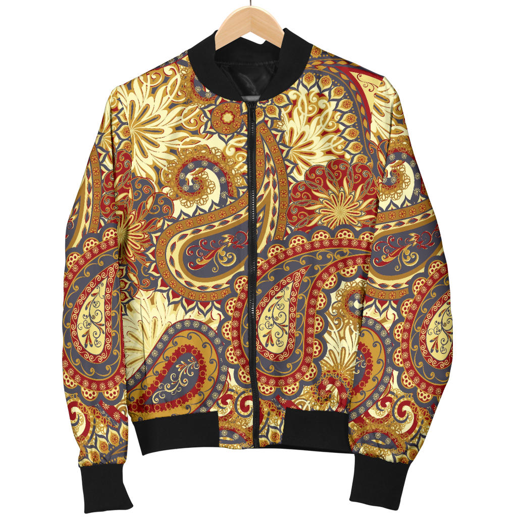 Boho Pattern Print Design 08 Men Bomber Jacket