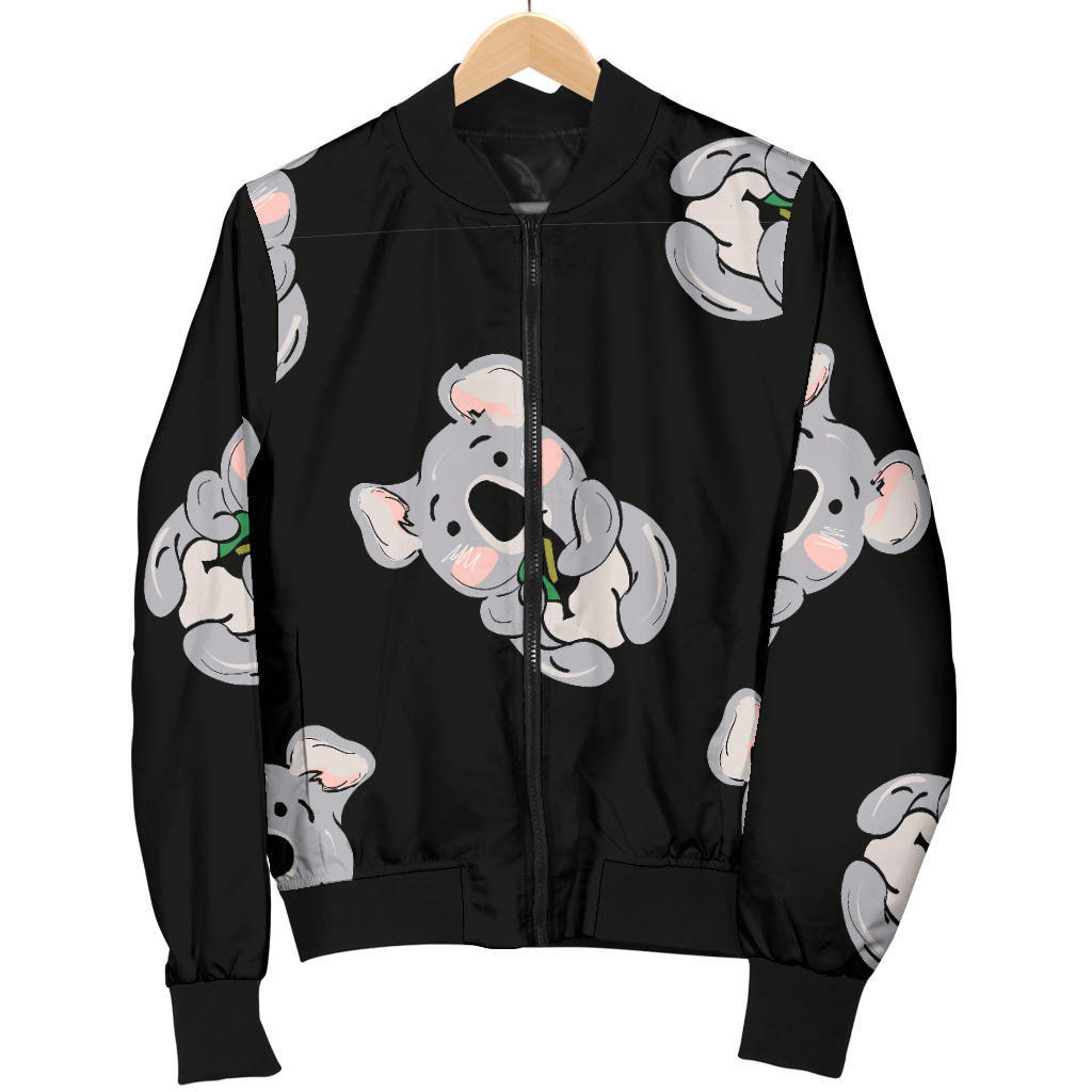 Koala Pattern Print Design 05 Men Bomber Jacket