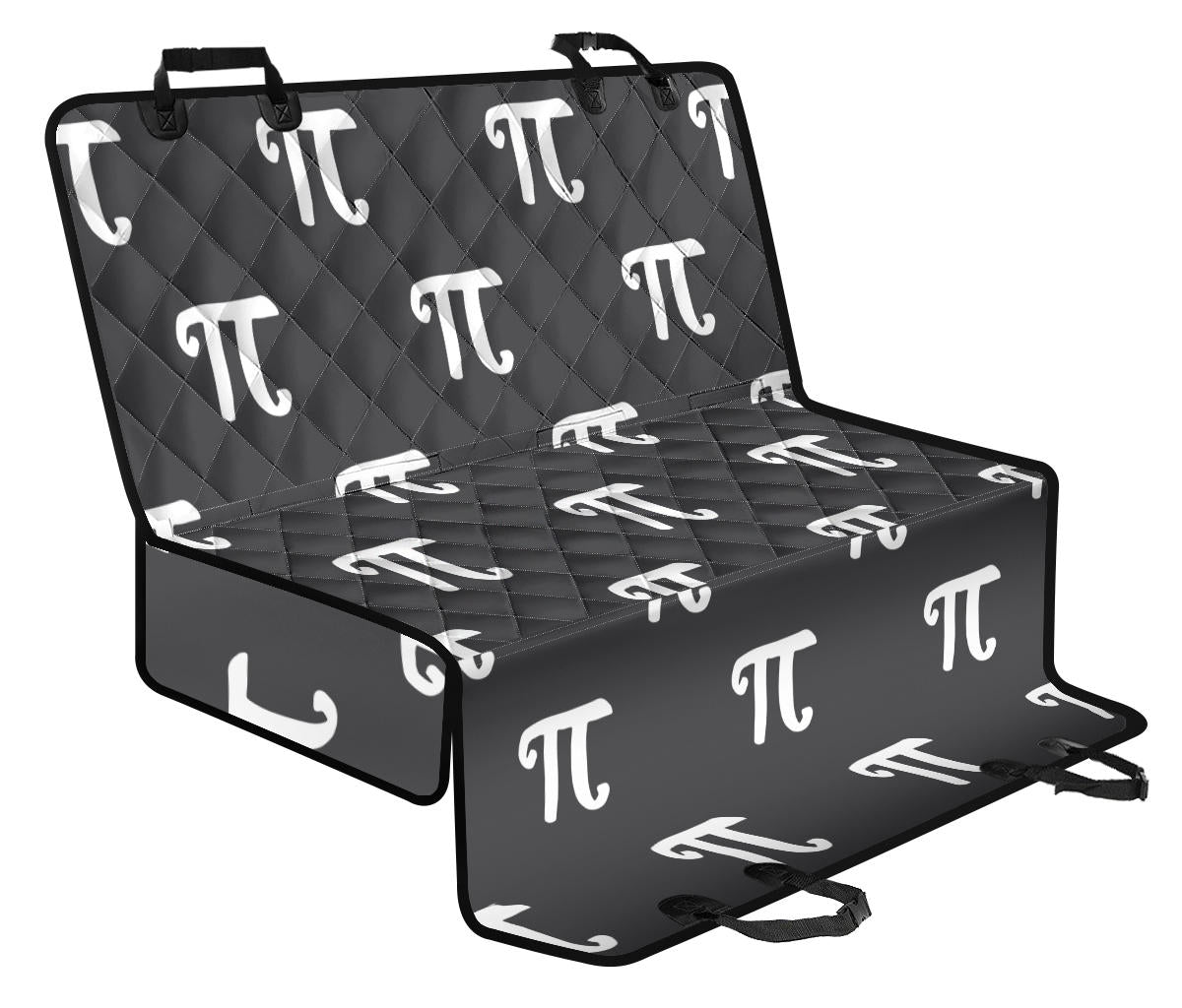 Pi Day Pattern Print Design A01 Rear Dog Car Seat Cover Hammock
