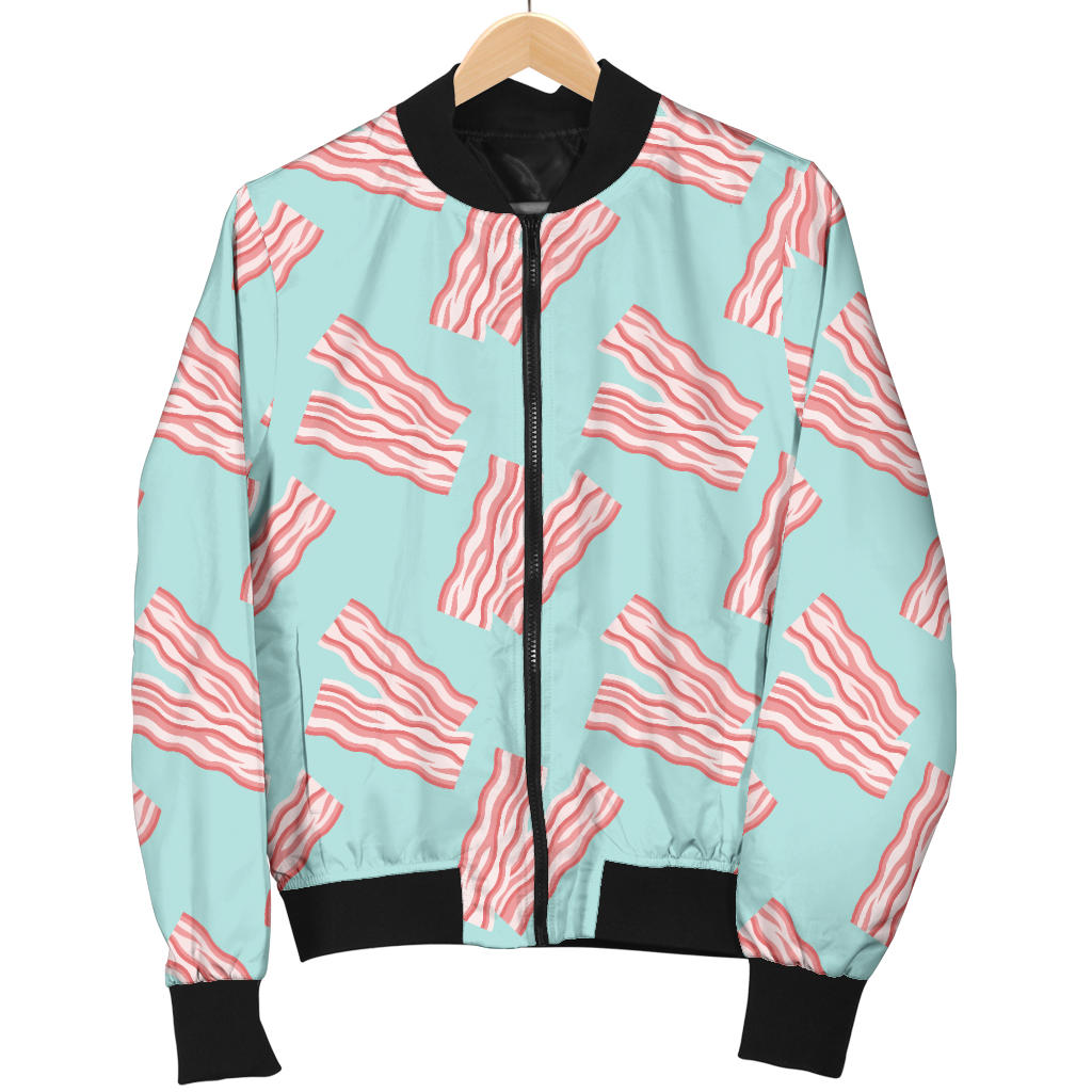 Bacon Pattern Print Design 04 Men Bomber Jacket