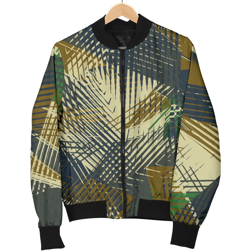 Military Camouflage Pattern Print Design 01 Men Bomber Jacket