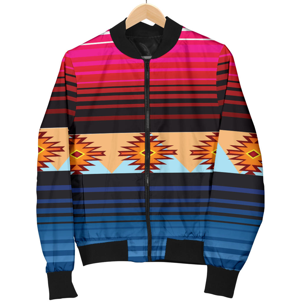 Mexican Pattern Print Design 03 Men Bomber Jacket