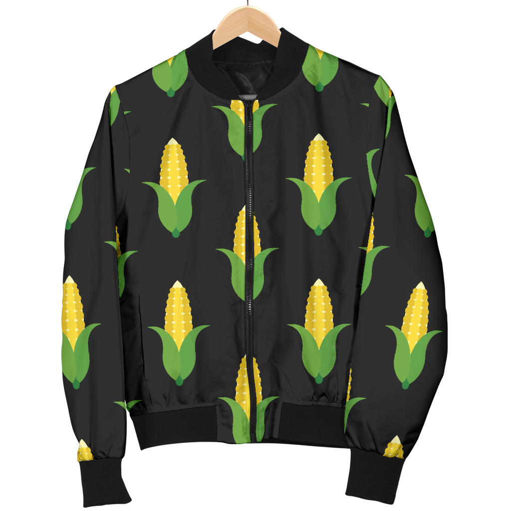 Corn Pattern Print Design 05 Men Bomber Jacket