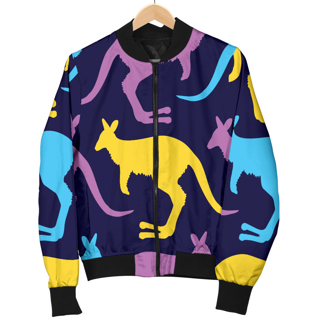 Kangaroos Pattern Print Design 02 Men Bomber Jacket