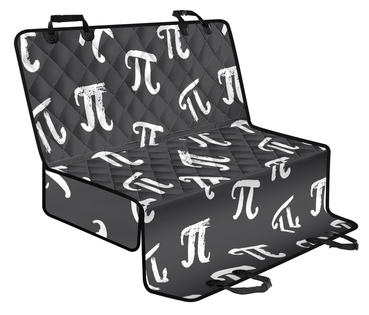 Pi Day Pattern Print Design A02 Rear Dog Car Seat Cover Hammock
