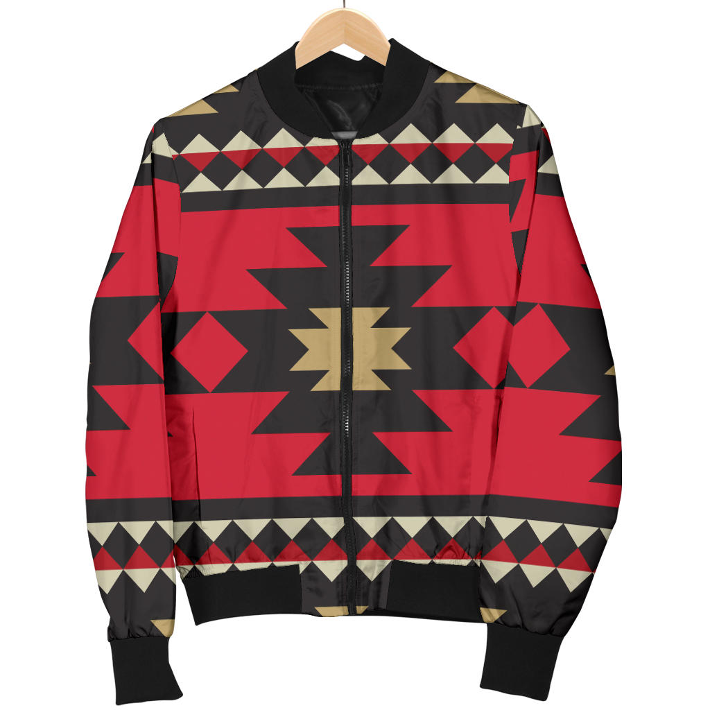 Navajo Pattern Print Design A04 Men Bomber Jacket
