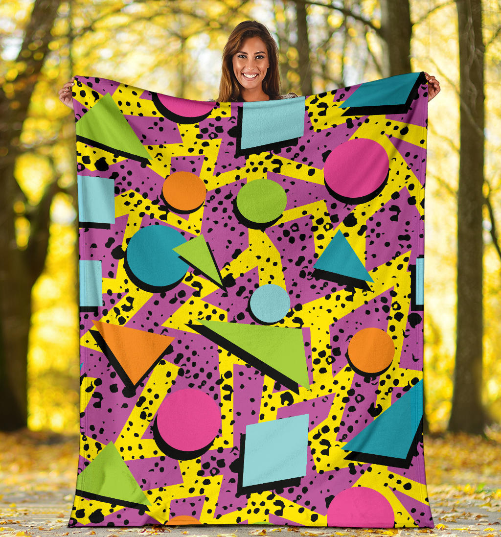 80s Pattern Print Design 1 Premium Blanket