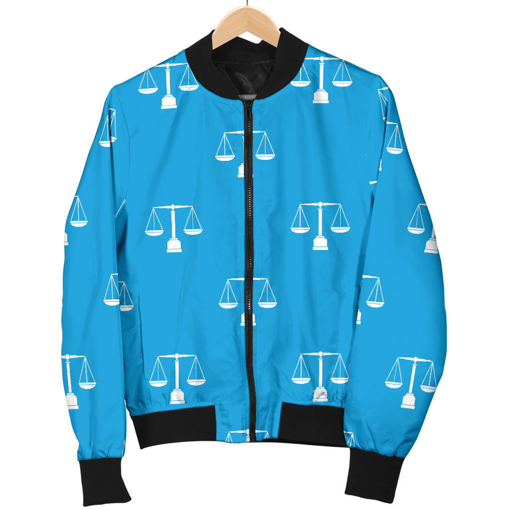 Libra Pattern Print Design 02 Men Bomber Jacket