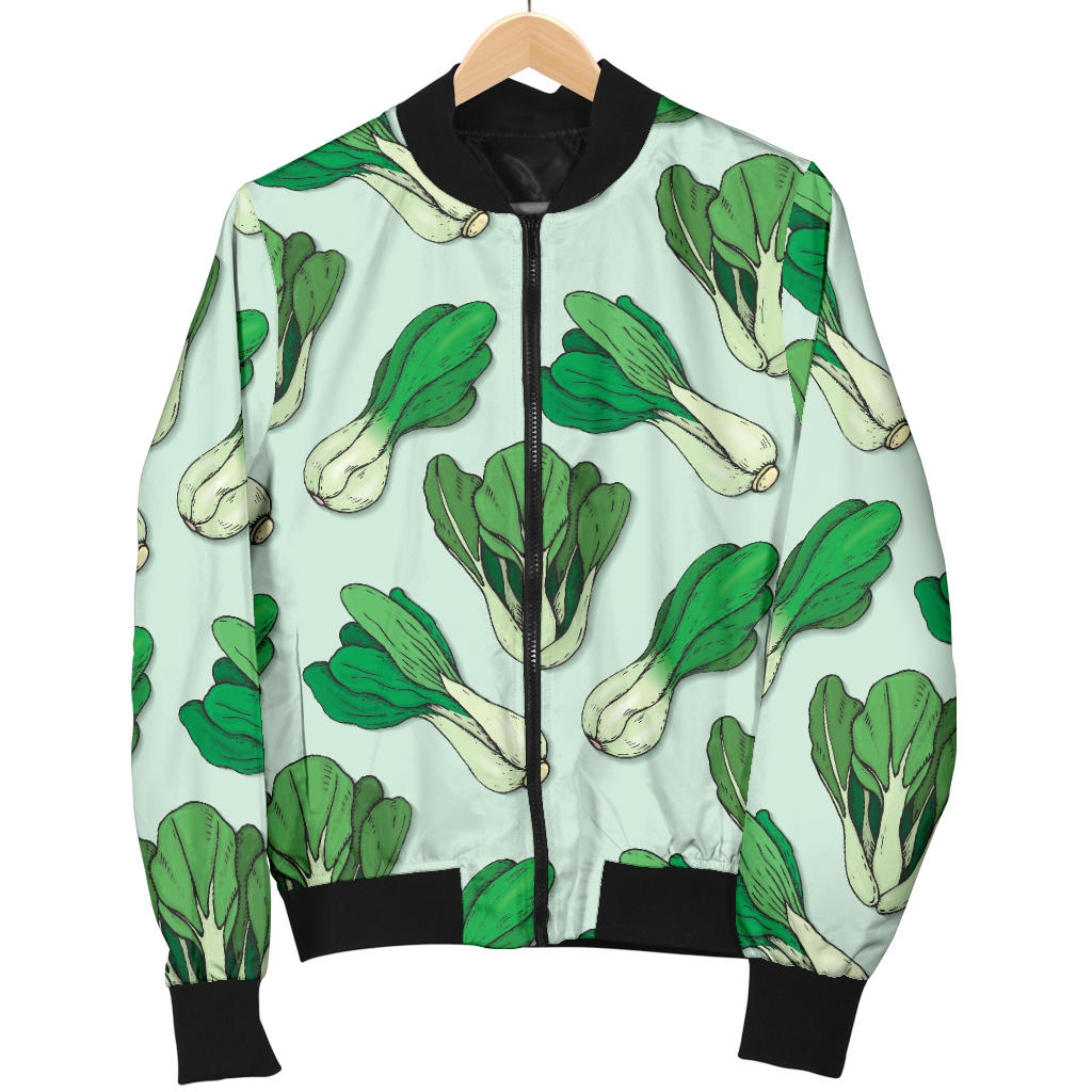 Bok Choy Pattern Print Design 01 Men Bomber Jacket
