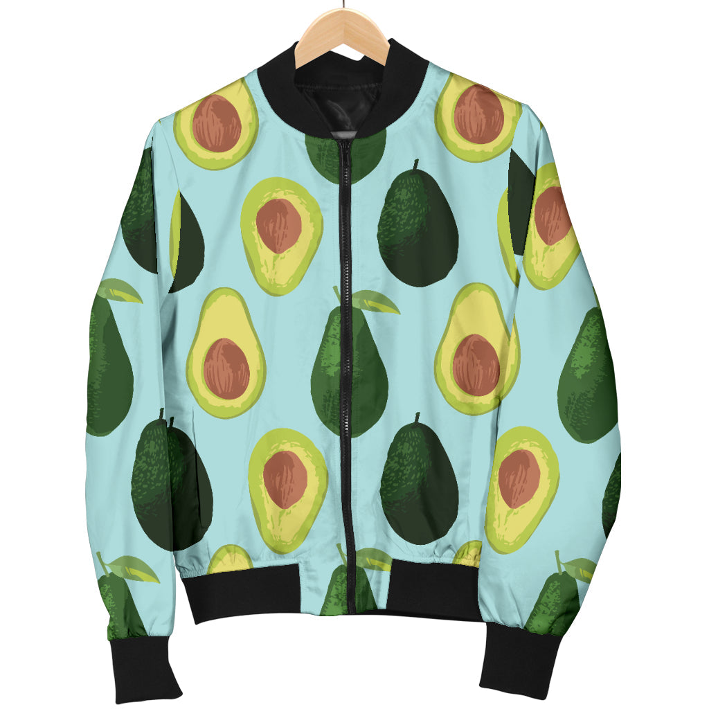Avocado Pattern Print Design 04 Men Bomber Jacket