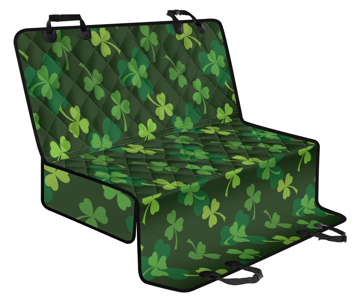 Irish Pattern Print Design 03 Rear Dog Car Seat Cover Hammock