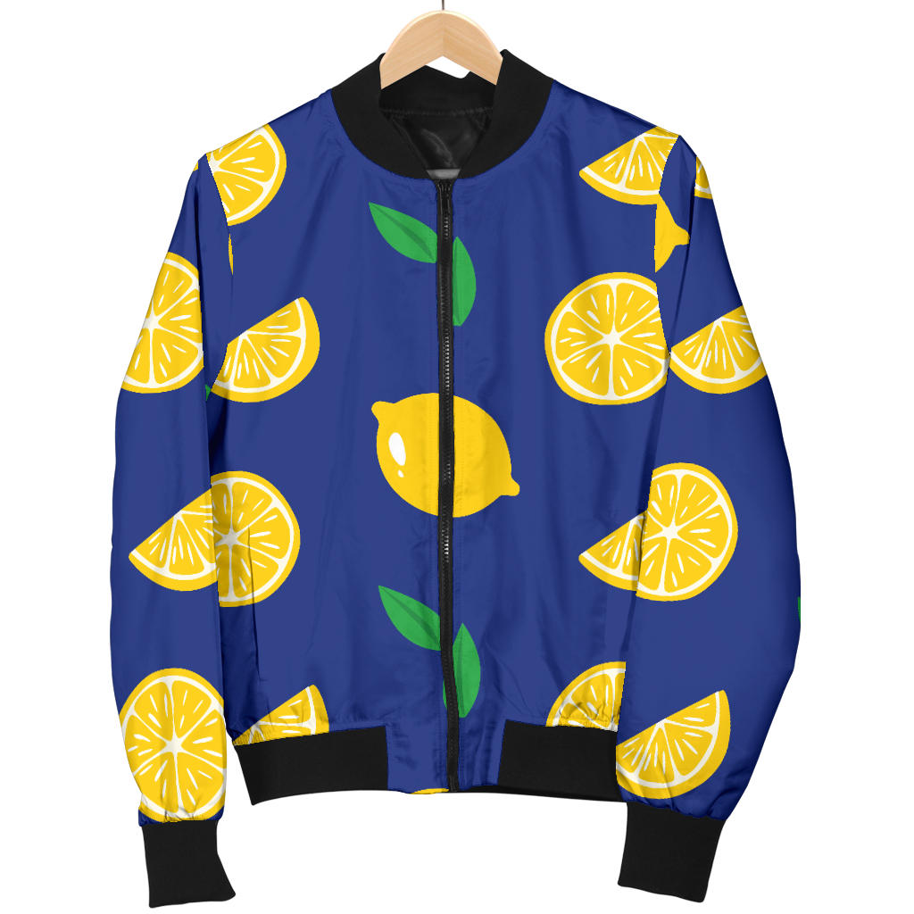 Citrus Pattern Print Design 02 Men Bomber Jacket