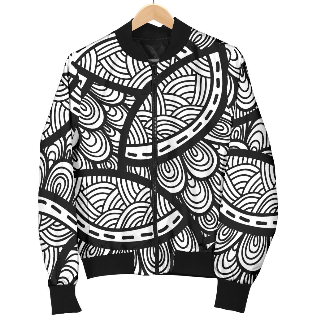 Polynesian Pattern Print Design A01 Men Bomber Jacket