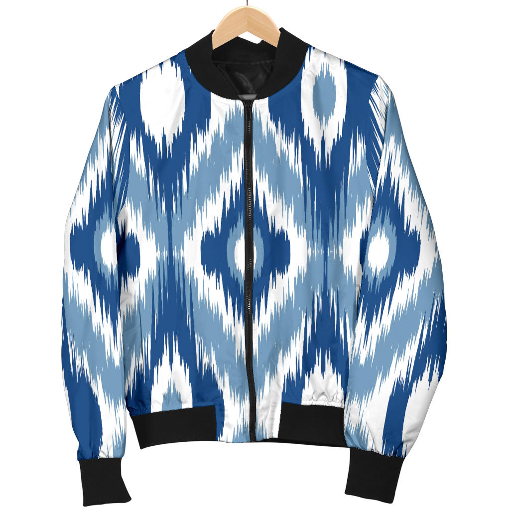 Ikat Pattern Print Design 03 Men Bomber Jacket