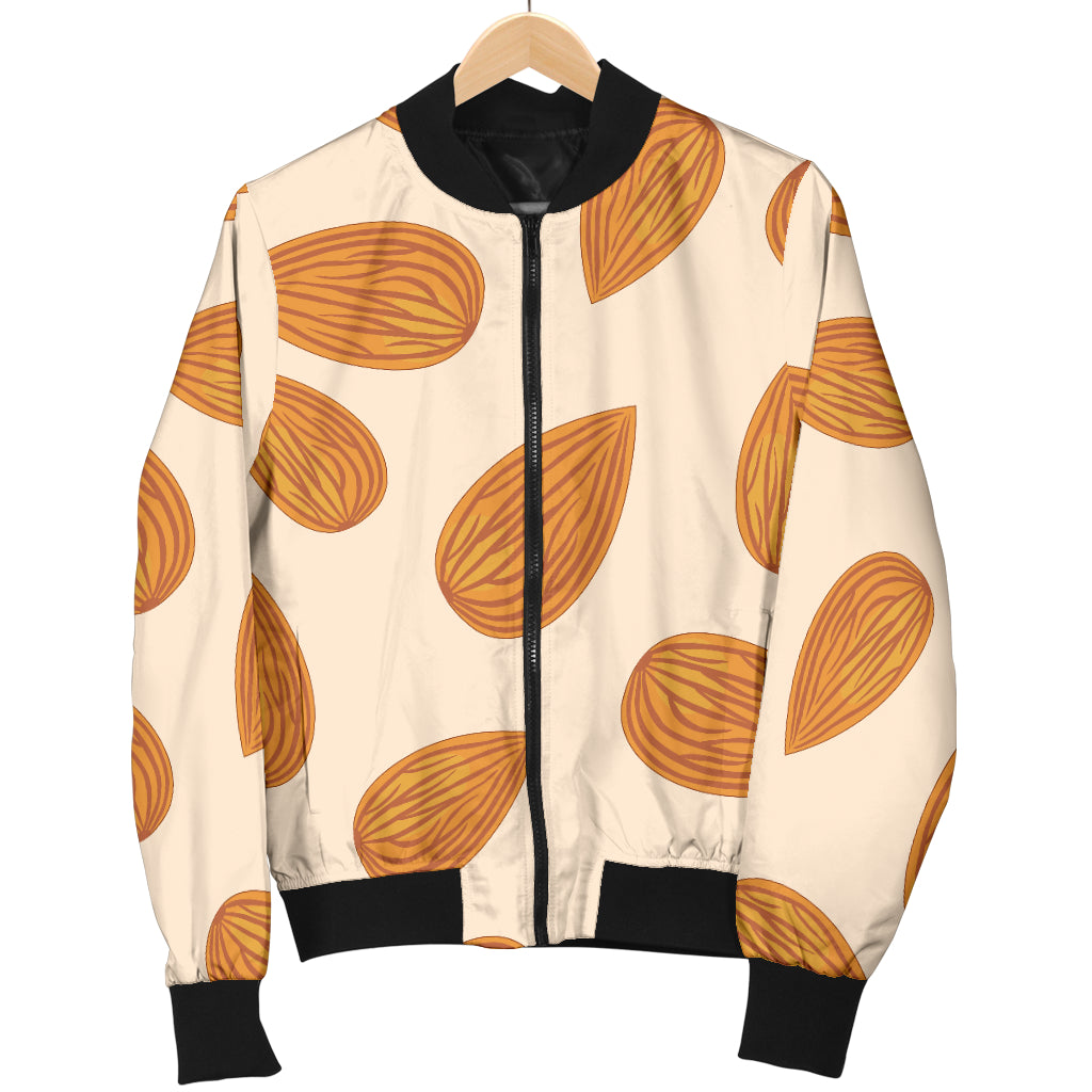 Almond Pattern Print Design 03 Men Bomber Jacket