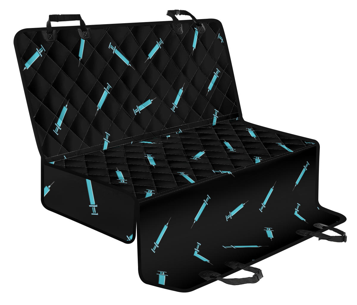 Phlebotomist Pattern Print Design A04 Rear Dog Car Seat Cover Hammock