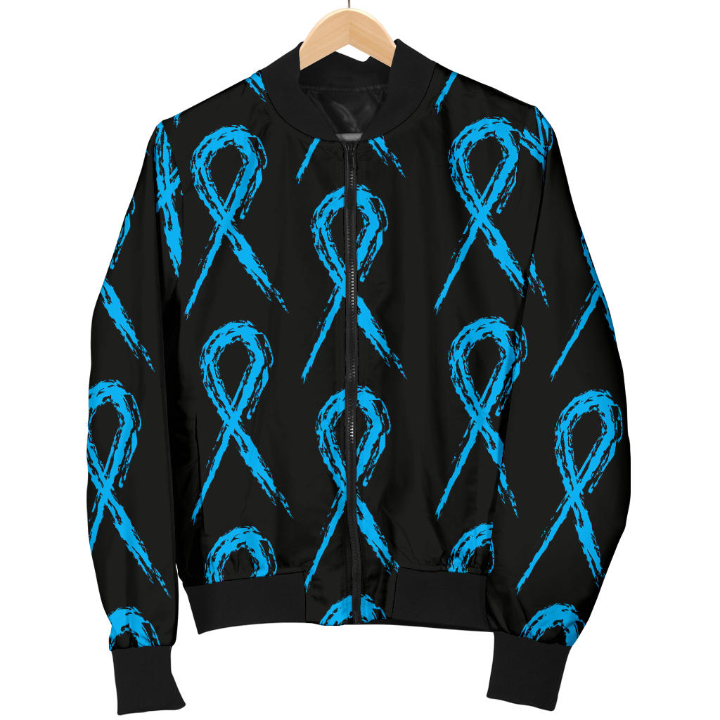 Prostate cancer Pattern Print Design A02 Men Bomber Jacket