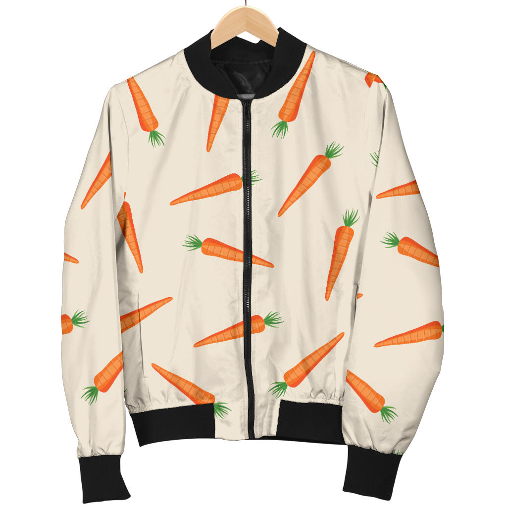 Carrot Pattern Print Design 07 Men Bomber Jacket