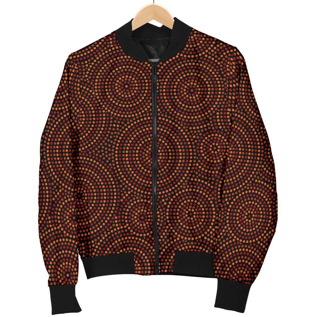 Aboriginal Pattern Print Design 02 Men Bomber Jacket