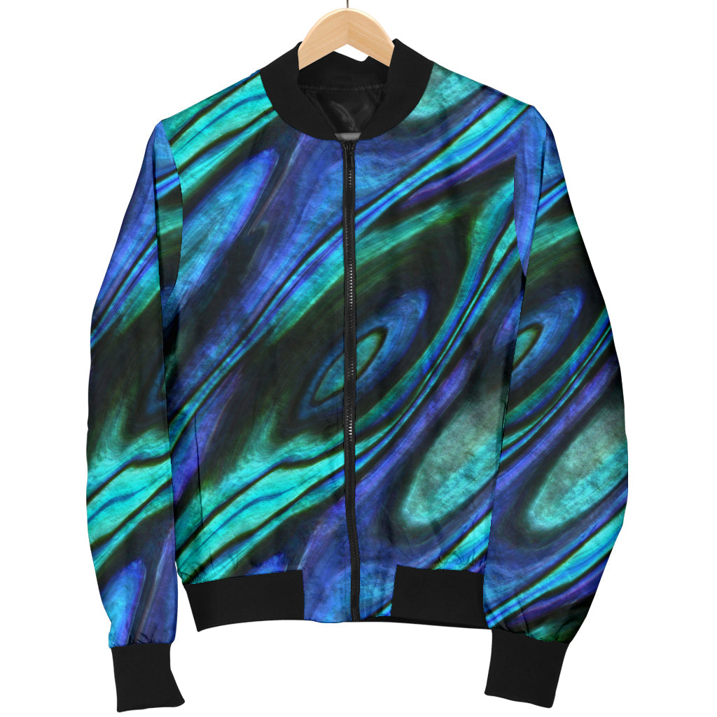 Abalone Pattern Print Design 03 Men Bomber Jacket