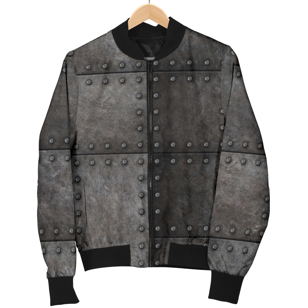 Armor Pattern Print Design 02 Men Bomber Jacket
