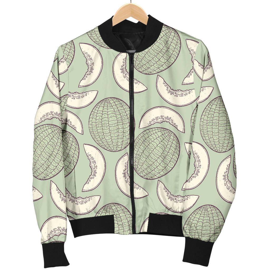 Cantaloupe Pattern Print Design 01 Men Bomber Jacket