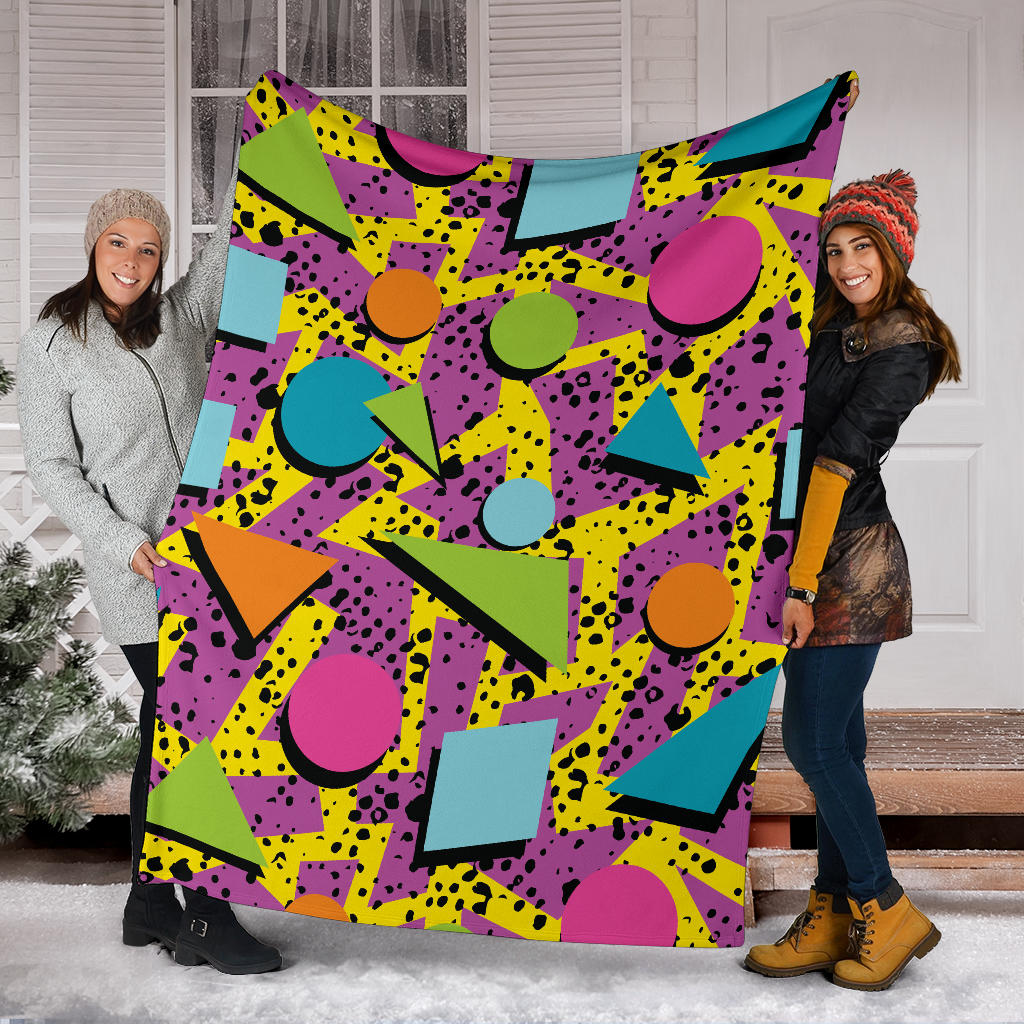 80s Pattern Print Design 1 Premium Blanket