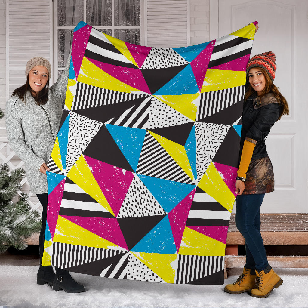 80s Pattern Print Design 2 Premium Blanket