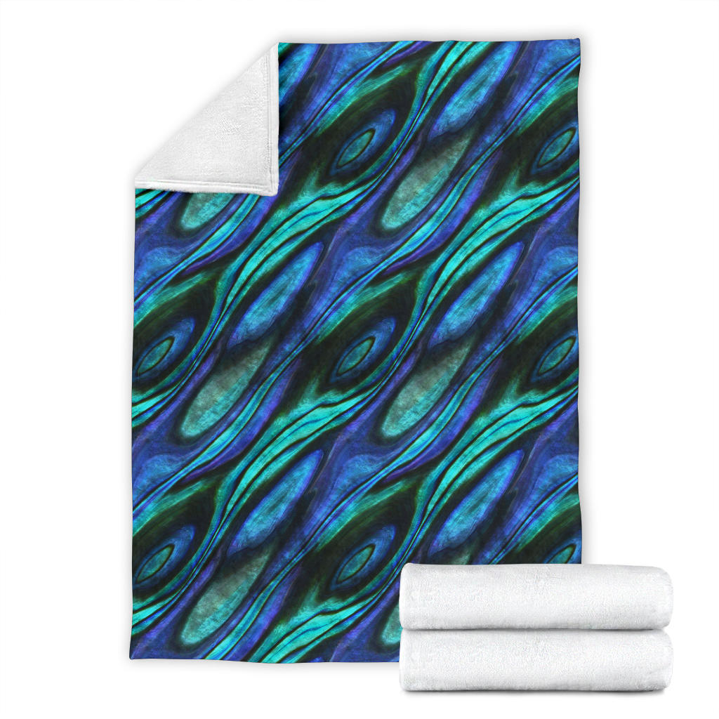 Abalone Pattern Print Design 03 Premium Blanket