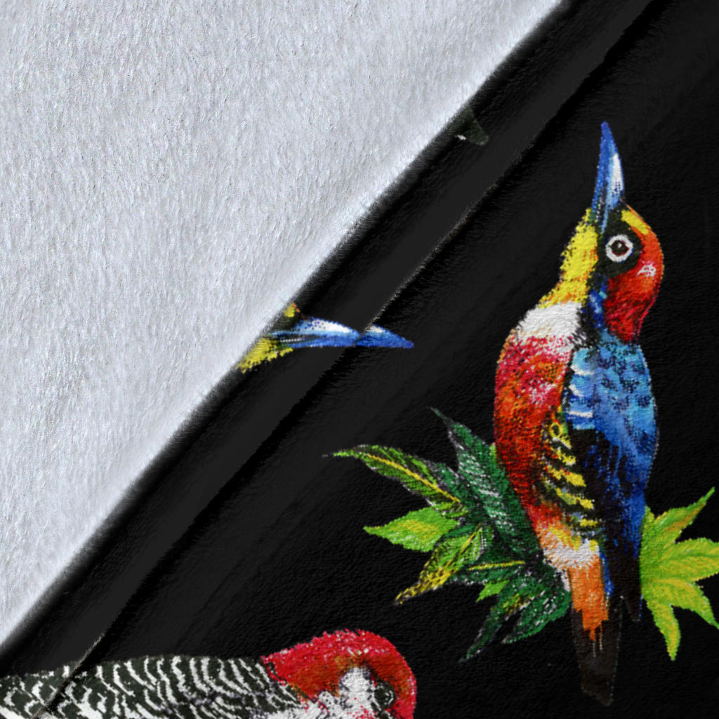 Birds Pattern Print Design 06 Premium Blanket