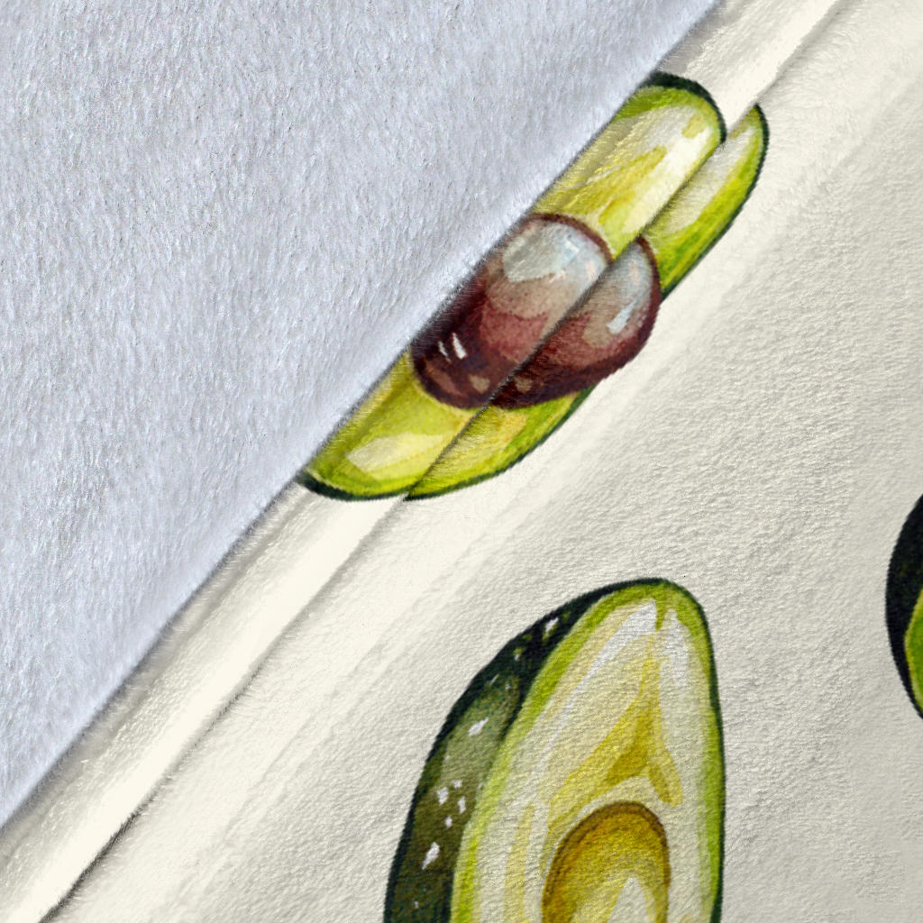 Avocado Pattern Print Design 01 Premium Blanket