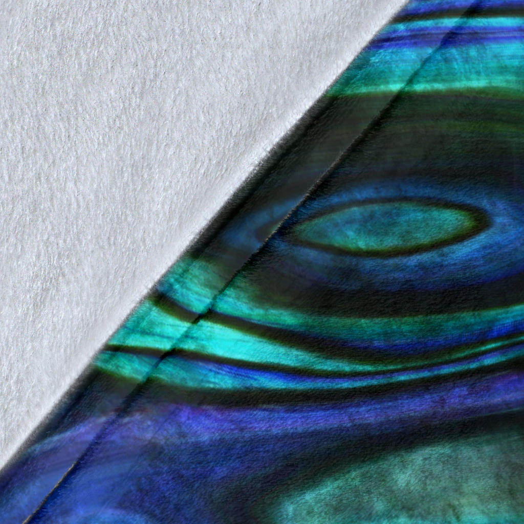 Abalone Pattern Print Design 03 Premium Blanket