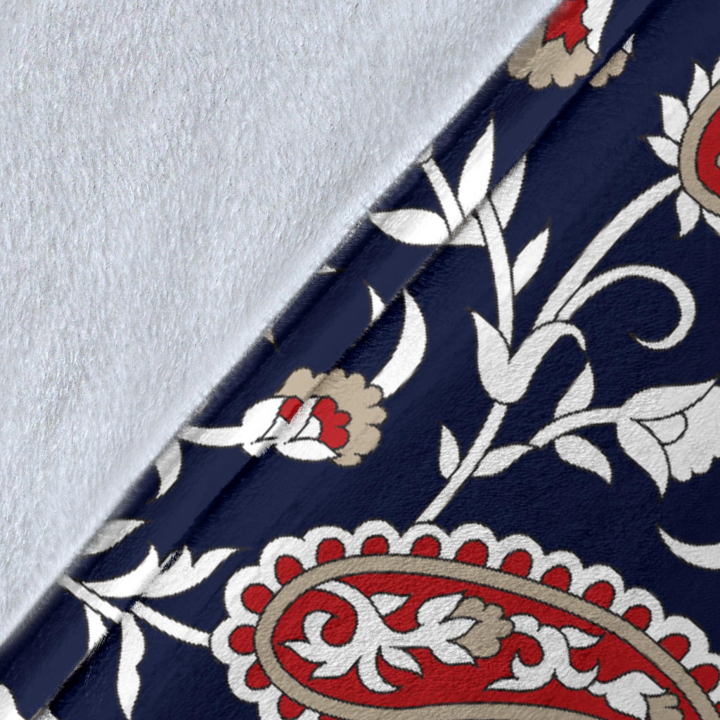 Paisley Pattern Print Design A05 Premium Blanket